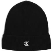 Archief Logo Beanie Zwart Textiel Calvin Klein , Black , Dames