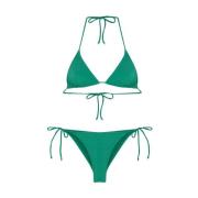 Groene driehoekige bikiniset F**k , Green , Dames