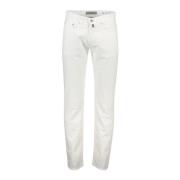 Witte Zomer 5-Pocket Jeans Pierre Cardin , White , Heren