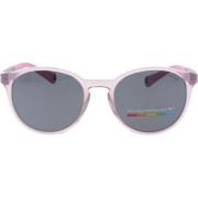 Stijlvolle zonnebril met uniek ontwerp Polaroid , Pink , Unisex