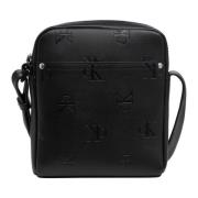 Logo Crossbody Tas met Verstelbare Band Calvin Klein Jeans , Black , H...