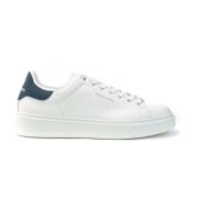 Italiaans gemaakte leren sneakers Woolrich , White , Heren