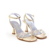 High Heel Sandals Albano , Beige , Dames