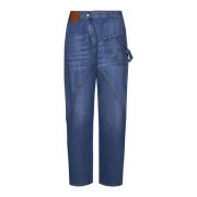 Blauwe Twisted Workwear Jeans JW Anderson , Blue , Heren