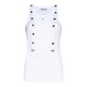 Witte Tanktop The Attico , White , Dames