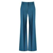 Blauwe Broek met Centrale Strijk Weekend , Blue , Dames