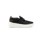 Rebel Slip-on Sneakers voor dames Hogan , Black , Dames