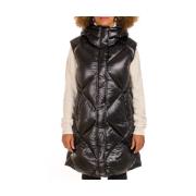 Dixie Vest Stijlvolle Wintermode Hetregó , Black , Dames