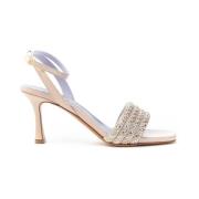 Stiletto Sandaal met Strass Albano , Gray , Dames