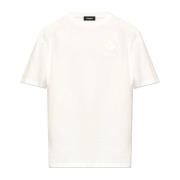 T-shirt met logo Dsquared2 , White , Heren