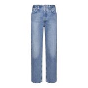 Hoge Taille Skinny Jeans Agolde , Blue , Dames