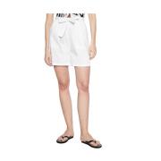 Witte Verfijnde Shorts Liu Jo , White , Dames