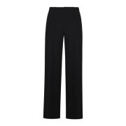 Zwarte Broek met Wit/Blauw Detail Balenciaga , Black , Heren