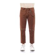 Wortel Fit Jeans Gianni Lupo , Brown , Heren