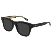 Black/Grey Sunglasses Gucci , Black , Heren