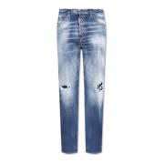 Jeans `642` Dsquared2 , Blue , Heren