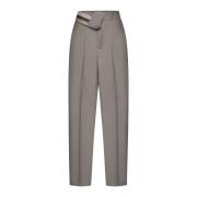 Stijlvolle Broek Fendi , Gray , Dames