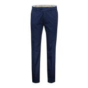 Donkerblauwe Katoenen Chino Broek Meyer , Blue , Heren