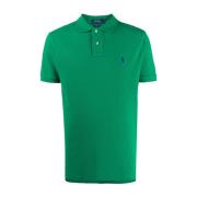 Groen Polo Shirt Geborduurd Logo Ralph Lauren , Green , Heren