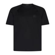 Zwarte Metropolis T-shirt met geperforeerde details C.p. Company , Bla...