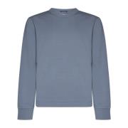 Metropolis Sweater Blauw-Grijs Jersey Textuur C.p. Company , Blue , He...