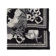 Zijden sjaal Versace , Black , Unisex
