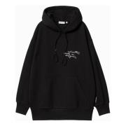 Grafische Lips Hoodie Carhartt Wip , Black , Dames