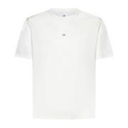 Stijlvolle T-shirts en Polos C.p. Company , White , Heren