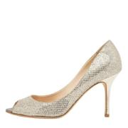 Pre-owned Fabric heels Jimmy Choo Pre-owned , Gray , Dames