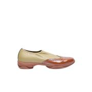 Slip-On Brogues met Contrastpanelen Kiko Kostadinov , Beige , Dames