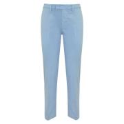 Katoenen Skinny Broek Blauw Re-Hash , Blue , Dames