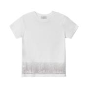 Witte T-shirt en Polo Collectie Gaëlle Paris , White , Dames