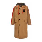 Oversized Parka met capuchon en trekkoord JW Anderson , Multicolor , H...