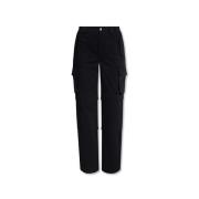 Cargo Broek Zwart Misbhv , Black , Dames