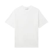 Asymmetrische Tee met Streamlines Post Archive Faction , White , Heren