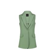 Elegante Groene Vest Nathi Luxury , Green , Dames