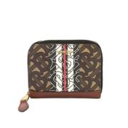 Pre-owned Canvas wallets Burberry Vintage , Brown , Dames