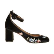 Fluweel Geborduurde Pumps T60 Roberto Festa , Black , Dames