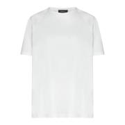 Witte Katoenen Jersey Crew Neck T-shirts Fabiana Filippi , White , Dam...