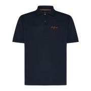 Donkerblauw Polo Shirt Geborduurd Logo PS By Paul Smith , Blue , Heren