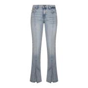 Blauwe Bootcut Denim Jeans 7 For All Mankind , Blue , Dames