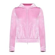 Roze Zip Sweater Street Style Balenciaga , Pink , Dames