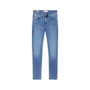 Blauwe Denim Jeans Trendy Stijl Calvin Klein , Blue , Heren