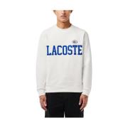 Witte Sweater Casual Stijl Lacoste , White , Heren