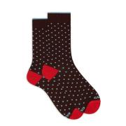 Polka Dot Tabak Katoenen Korte Sokken Gallo , Multicolor , Heren