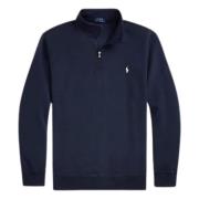 Navy Half Zip Sweatshirt Ralph Lauren , Blue , Heren