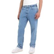 Hoge Taille Straight Leg Jeans Replay , Blue , Heren