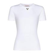 Witte T-shirts en Polos Valentino , White , Dames
