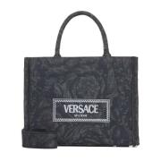 Stijlvolle Tassen Collectie Versace , Black , Dames