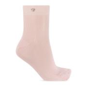 Sokken met logo Versace , Pink , Dames